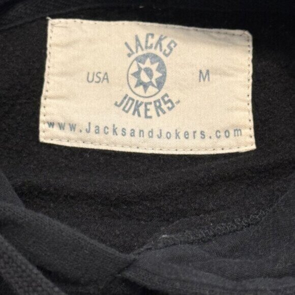 Jacks & Jokers women's medium black/tan sweatshirt - Picture 2 of 5